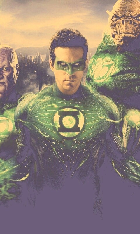 Зелёные фонари обои