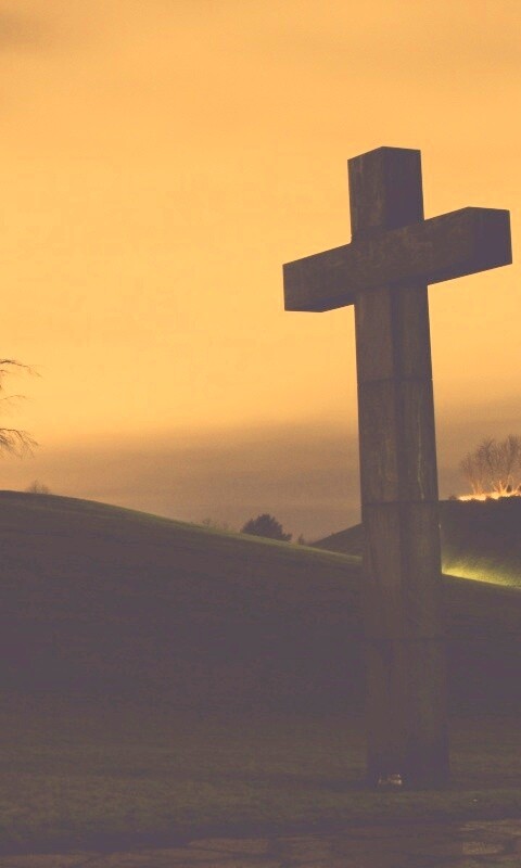 Каменный крест обои