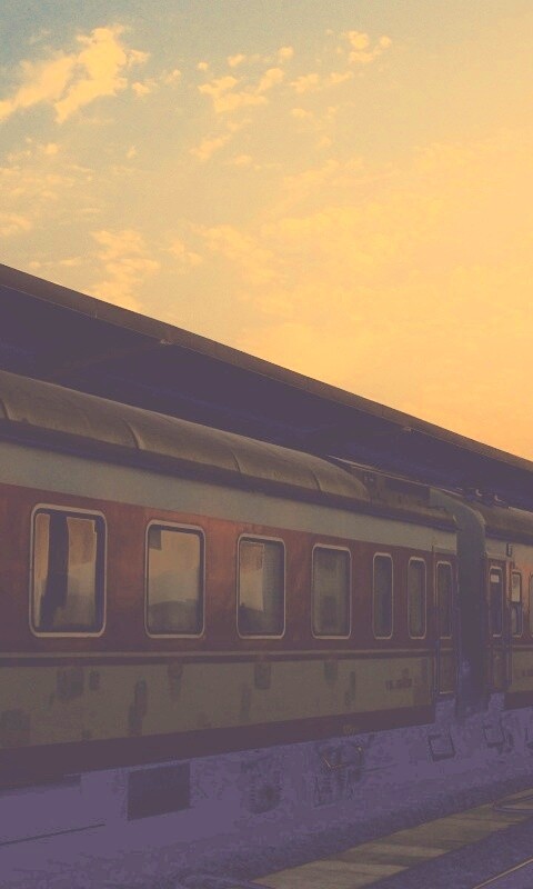 Пассажирский состав обои