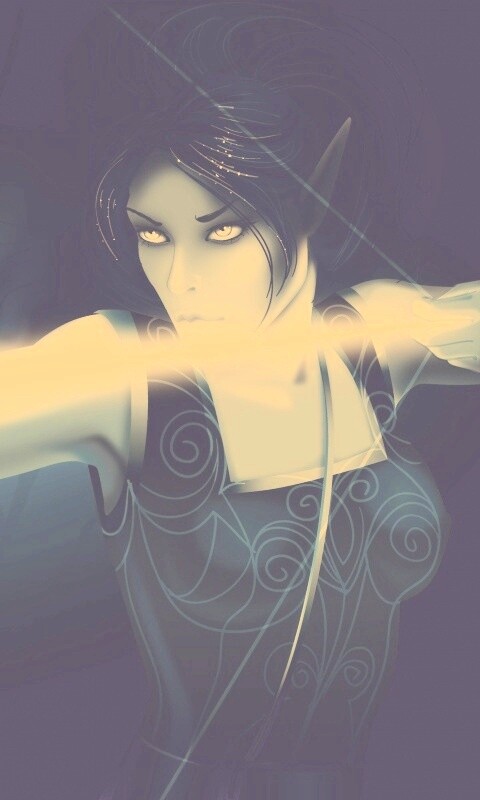 Эльфийская лучница обои