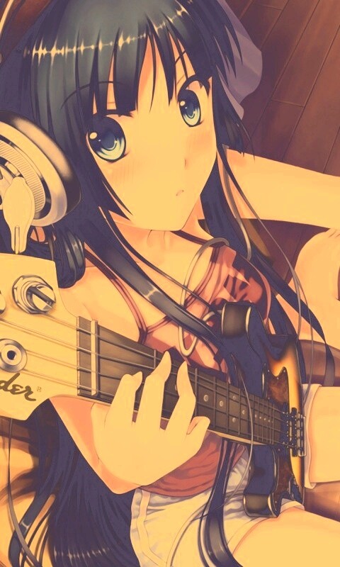 Лоли с гитарой обои