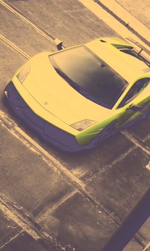 Зелёный Ламбо обои