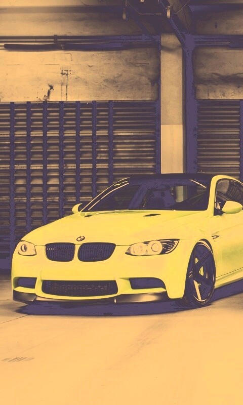 Черный и зеленый BMW M3 обои