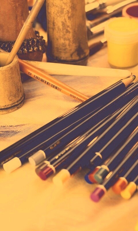 Инструменты художника обои