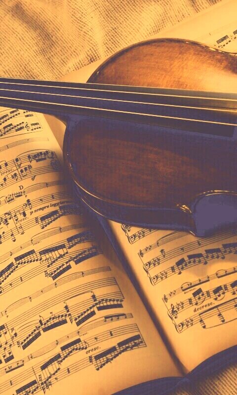 Скрипка обои