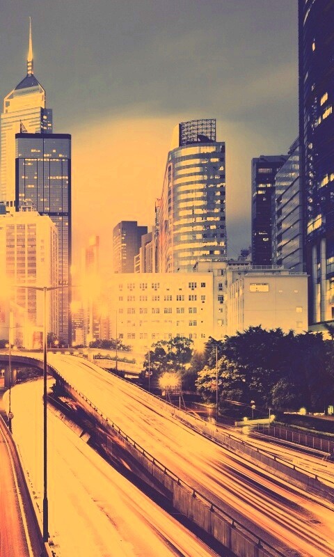 Огни Гонконга обои