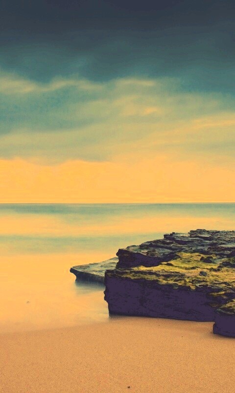 На берегу обои