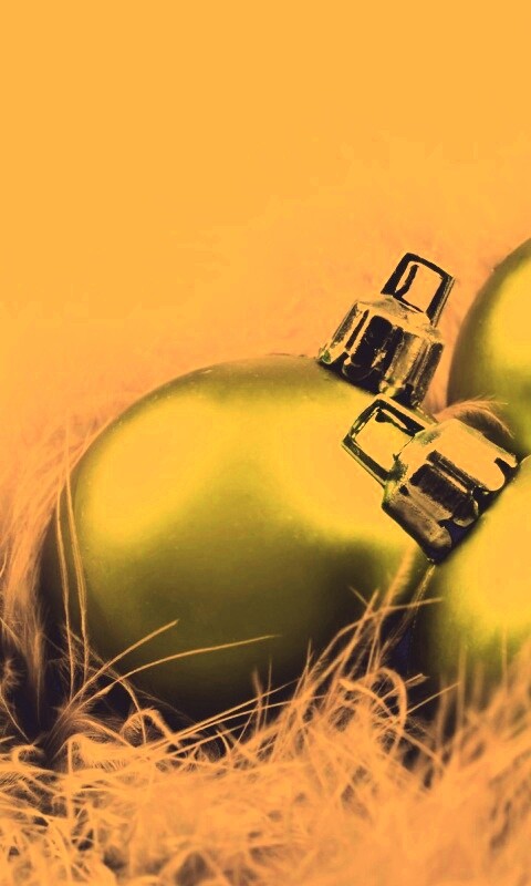 Новогодние шарики обои