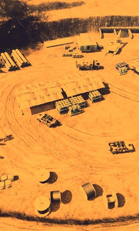 Вид на карьер из Crysis обои