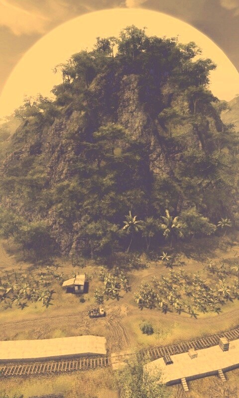 Железная дорога в тропиках из Crysis обои