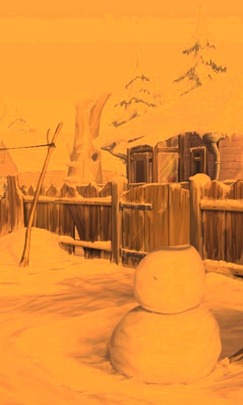 Снеговик обои