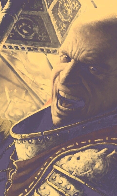 Воин с боевым молотом обои