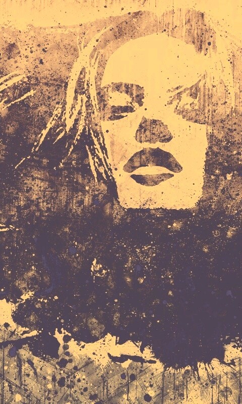 Стильный коллаж с девушкой обои