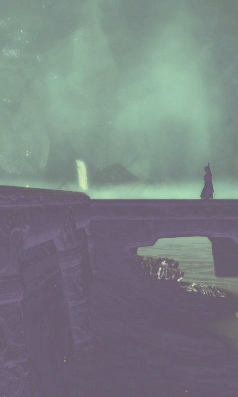 Светящийся путь обои