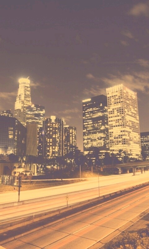 Ночной город обои