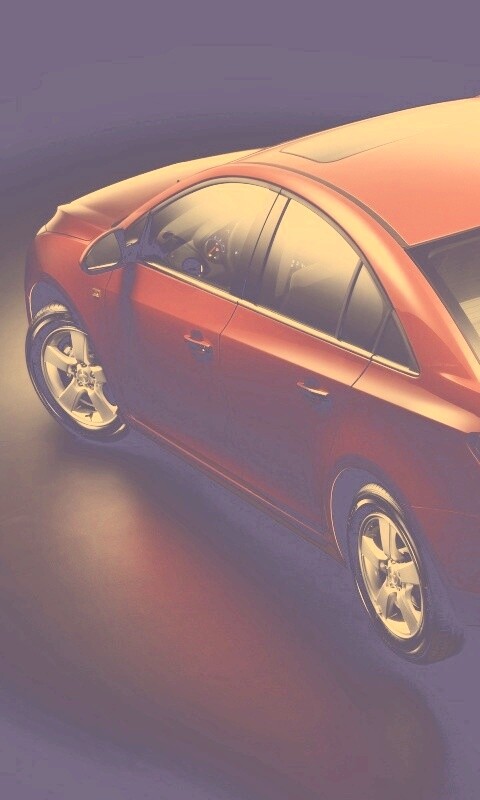 Шевроле Cruze красного цвета обои