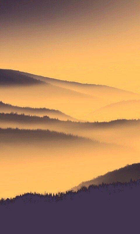 Туманные горы обои