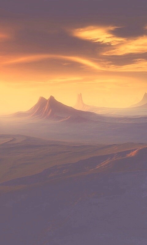 Инопланетный ландшафт обои