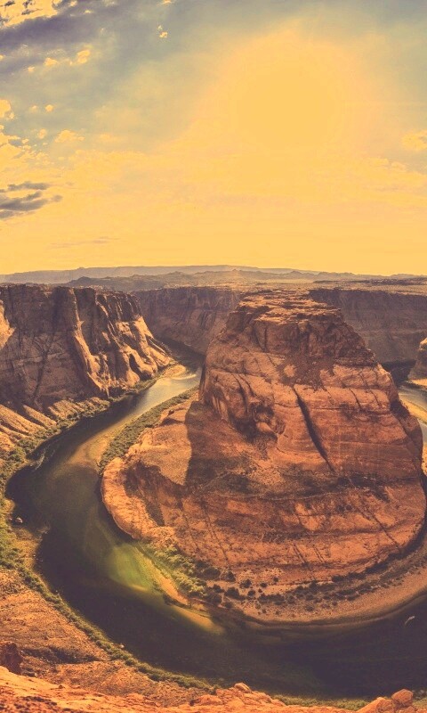 Каньон летом обои