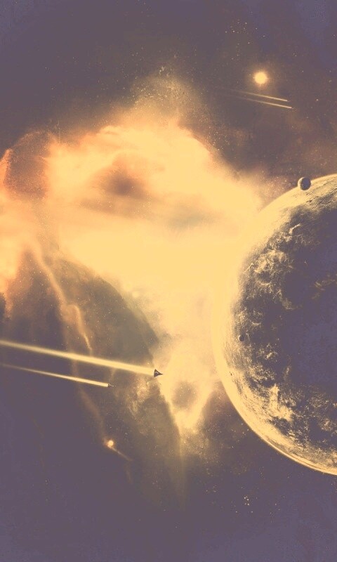 Живописный космос обои