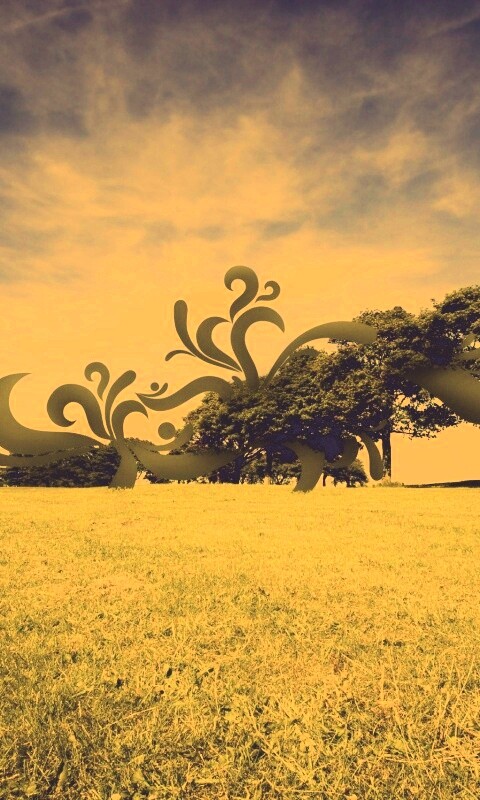 На равнине обои