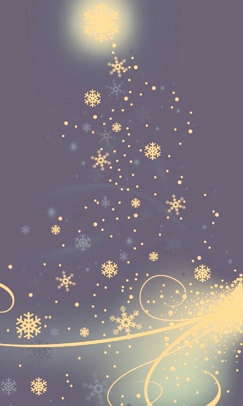 Волшебная елка обои