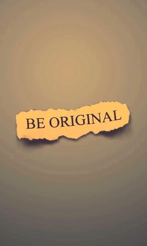 Будь оригинален обои