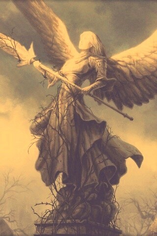 Ангел с мечом обои