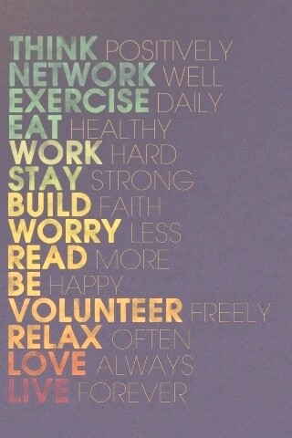 Think possitively обои