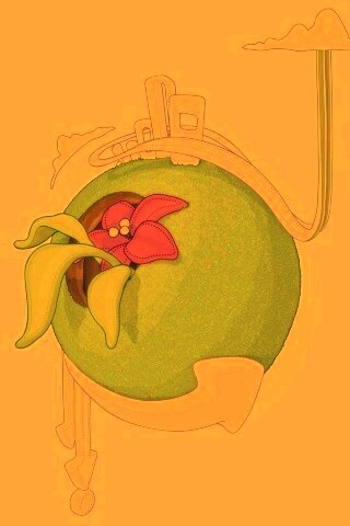 Зелёная планета обои