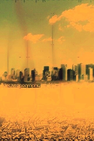 Летающий город обои