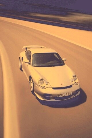 Порше на треке обои