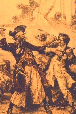 Бой с пиратами обои