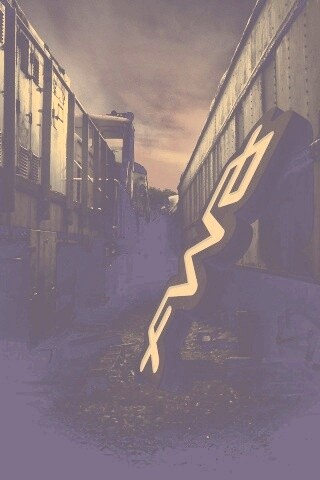 Упавшая вывеска обои