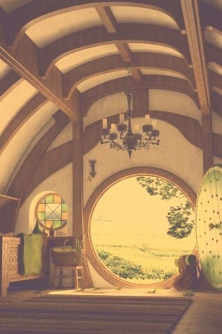 Дом хоббитов обои