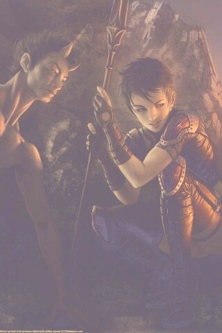 Девушка и сильван обои