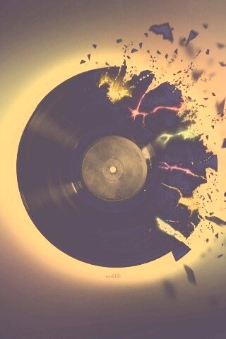 Разрывающийся винил обои