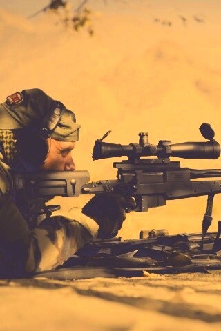 Стрелок в засаде обои