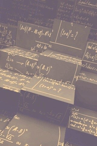 Черные кубы в уравнениях обои