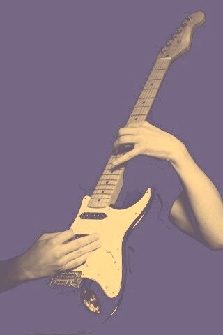 Игра на электрогитаре обои