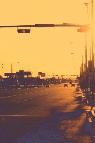 Закат в Лос Анджелесе обои