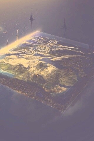 Плоский мир из Homeworld обои