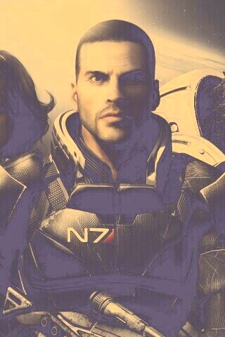 Mass Effect N7 обои