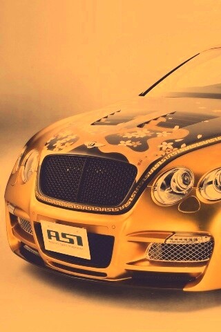 Золотой Бентли обои