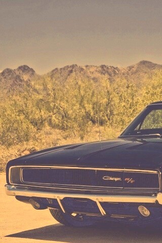 Черный Додж обои