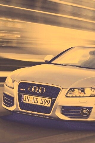 Ауди на скорости обои