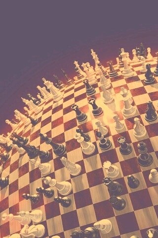 Сферическое шахматное поле обои