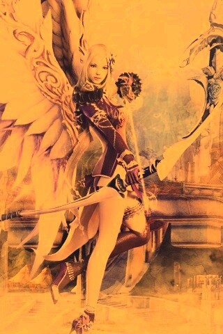 Эльфийка лучница из Aion обои