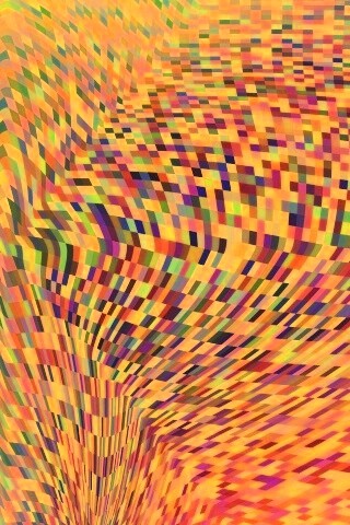 Пиксельная воронка обои