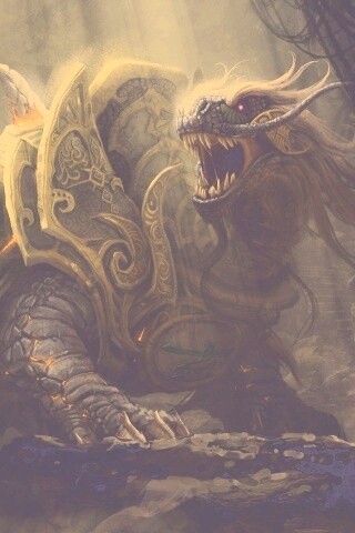 Драон-черепаха обои